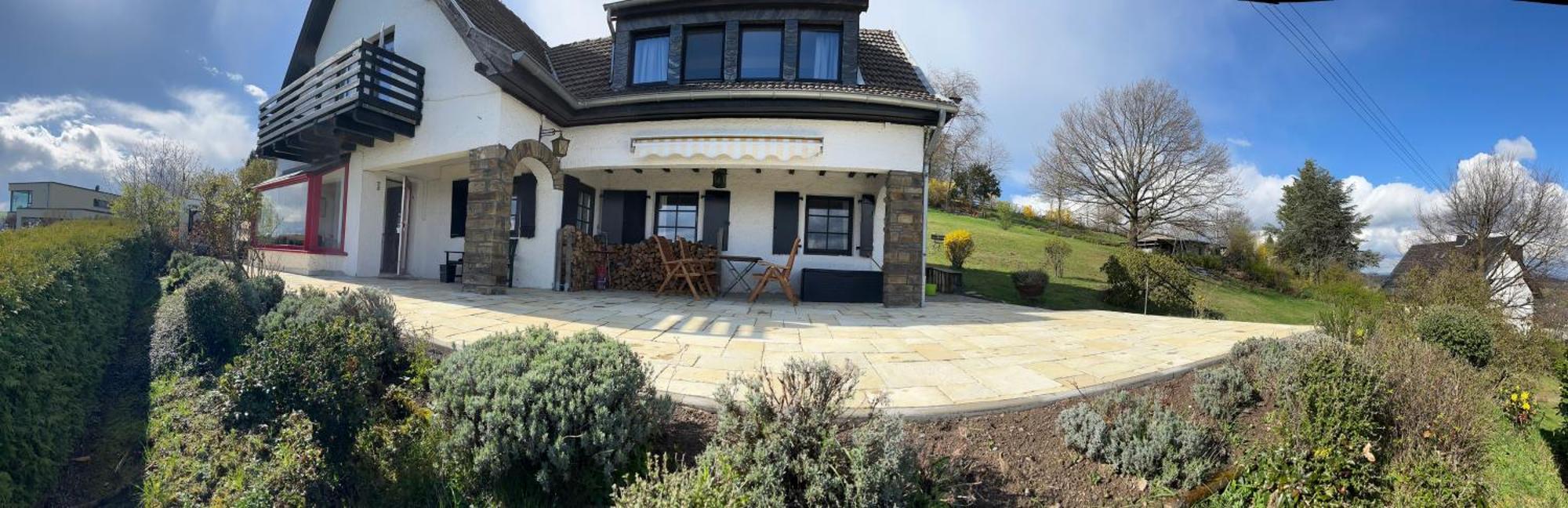 Eifel Landhaus Panoramablick Unter Der Burg Olbrueck Mit Sauna Hottub Grosser Terrasse Und Garten Ideal Fuer Familien Niederdurenbach Exterior photo