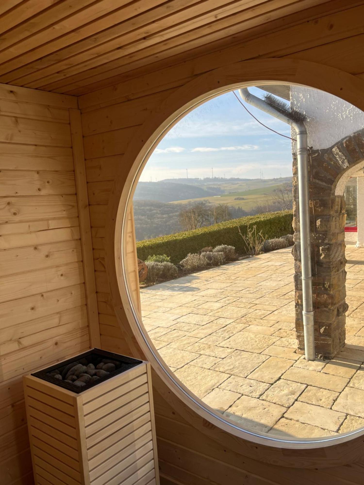 Eifel Landhaus Panoramablick Unter Der Burg Olbrueck Mit Sauna Hottub Grosser Terrasse Und Garten Ideal Fuer Familien Niederdurenbach Exterior photo